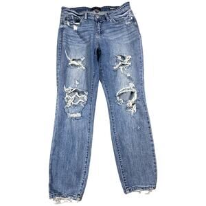 Judy Blue Ripped Boyfriend Fit Jeans Size 7/28